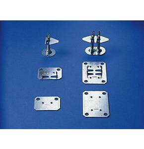 META Unterlegplatte 2 mm, verzinkt für META CLIP Fachbodenregale