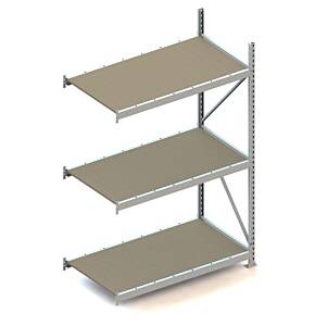 META MINI-RACK Weitspannregal AR 2200x1400x800 mm vzk kpl. mit Spanplatten