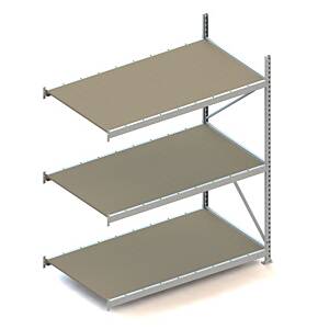 META MINI-RACK Weitspannregal AR 2200x1800x1050 mm vzk kpl. mit Spanplatten