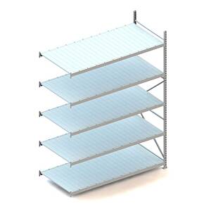 META MINI-RACK Weitspannregal AR 3000x2200x1050 mm vzk kpl. mit Stahlpaneele
