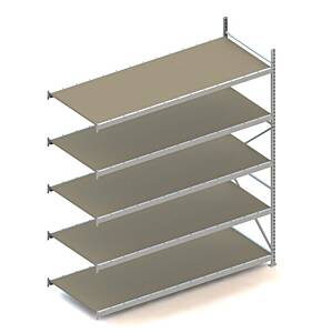 META MINI-RACK Weitspannregal AR 3000x2600x1050 mm vzk kpl. mit Spanplatte