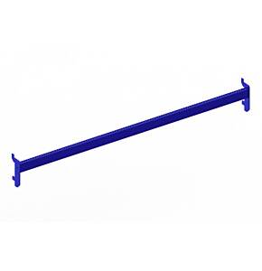 META Trageschiene 1300 für Aufsteckhalter kpl. RAL5010