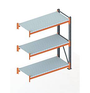META MULTIPAL Großfachregal AR H:2200xL:1800xT:800 mm vzk RAL2001 kpl.