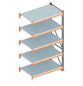 META MULTIPAL Großfachregal  AR 3300x1800x1100 mm vzk RAL 2001 kpl.