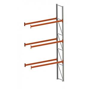 META Palettenregal Anbauregal MULTIPAL, H: 5500 x L: 2700 x T: 800 mm